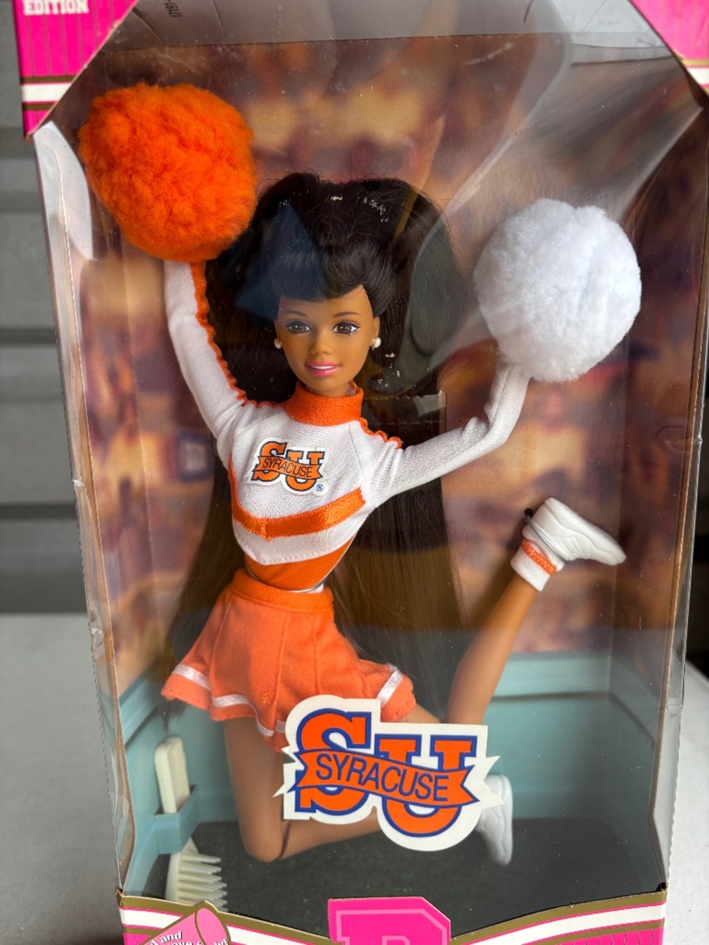 1996 Special Edition Syracuse University Cheerleader Barbie RARE HTF